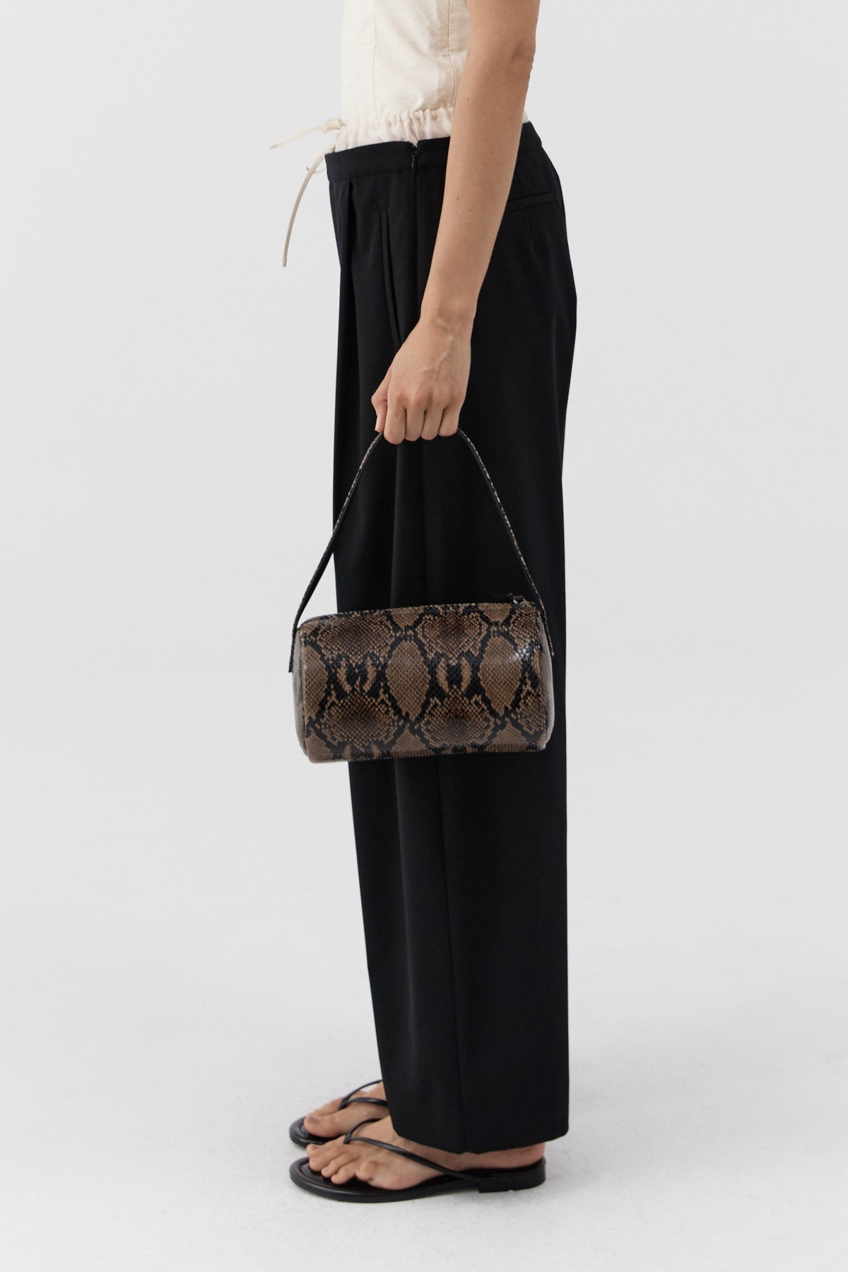Connolo Shoulder Bag - Python Embossed