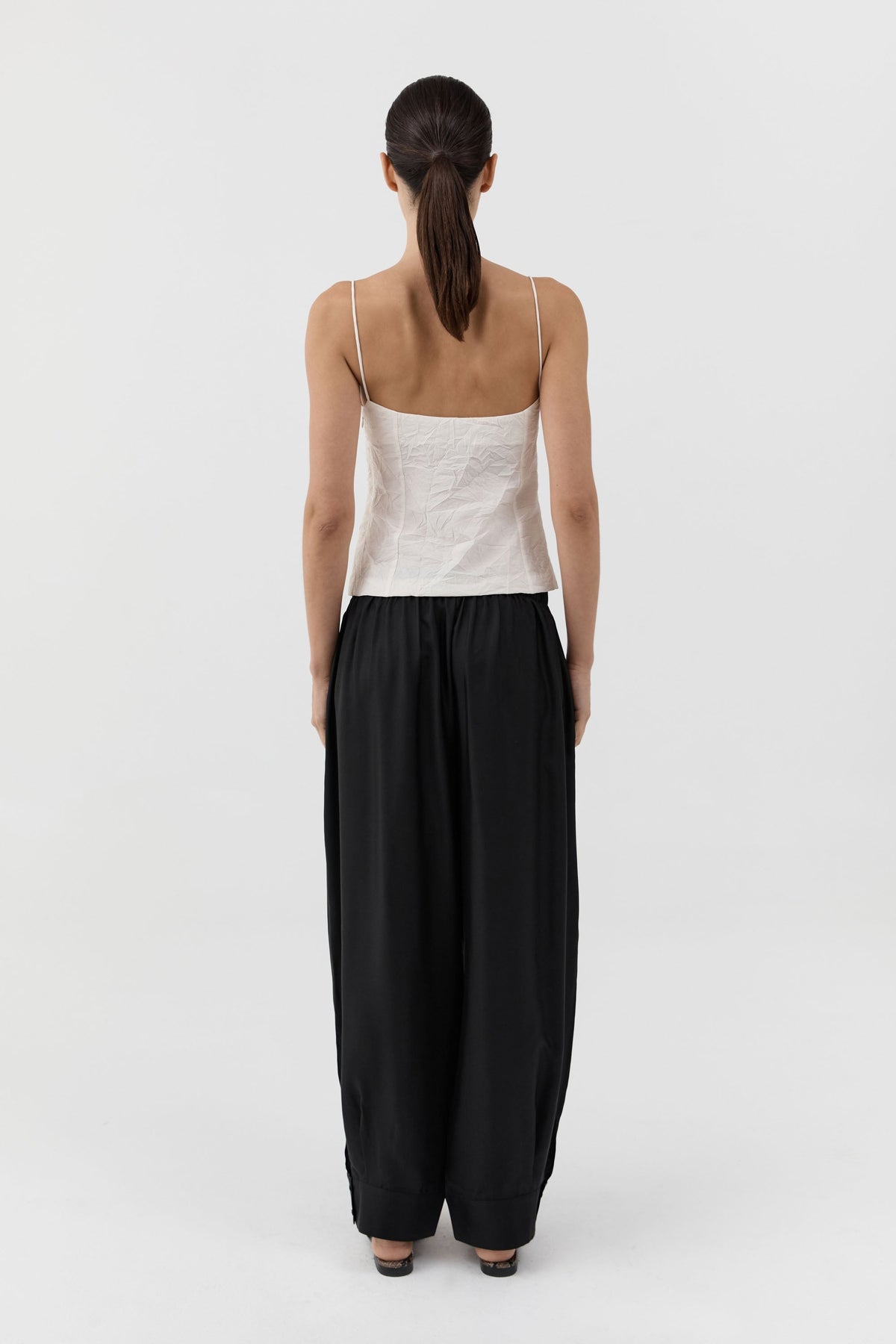 Crushed Silk Cami - Talco