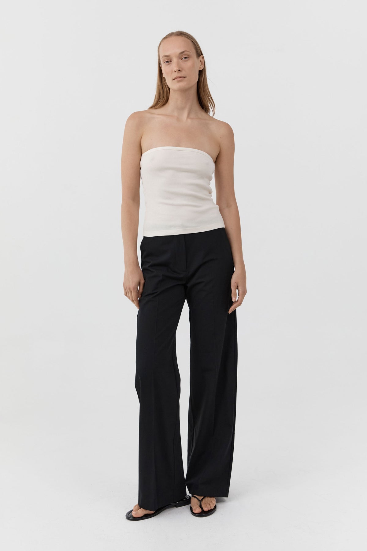 Cummerbund Carter Trouser - Black