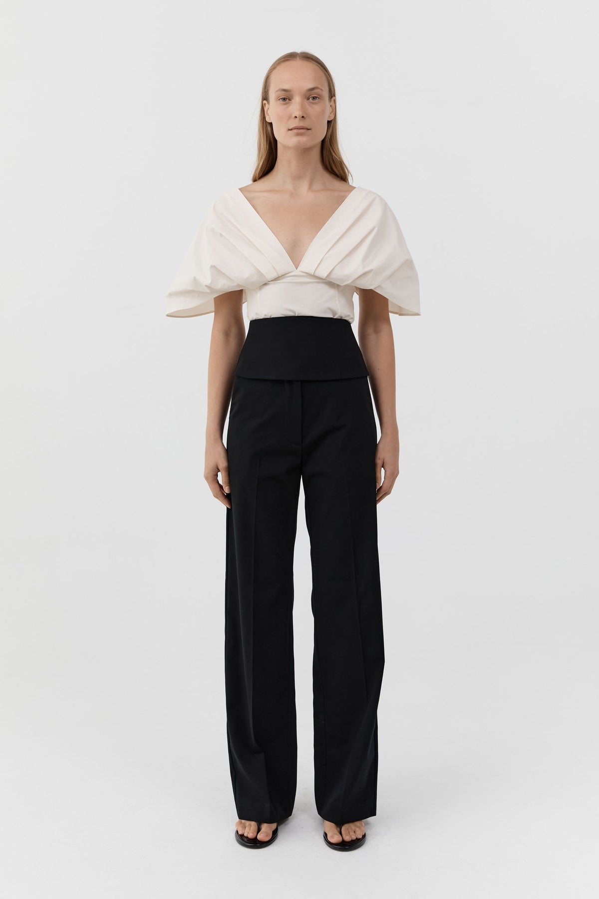 Cummerbund Carter Trouser - Black
