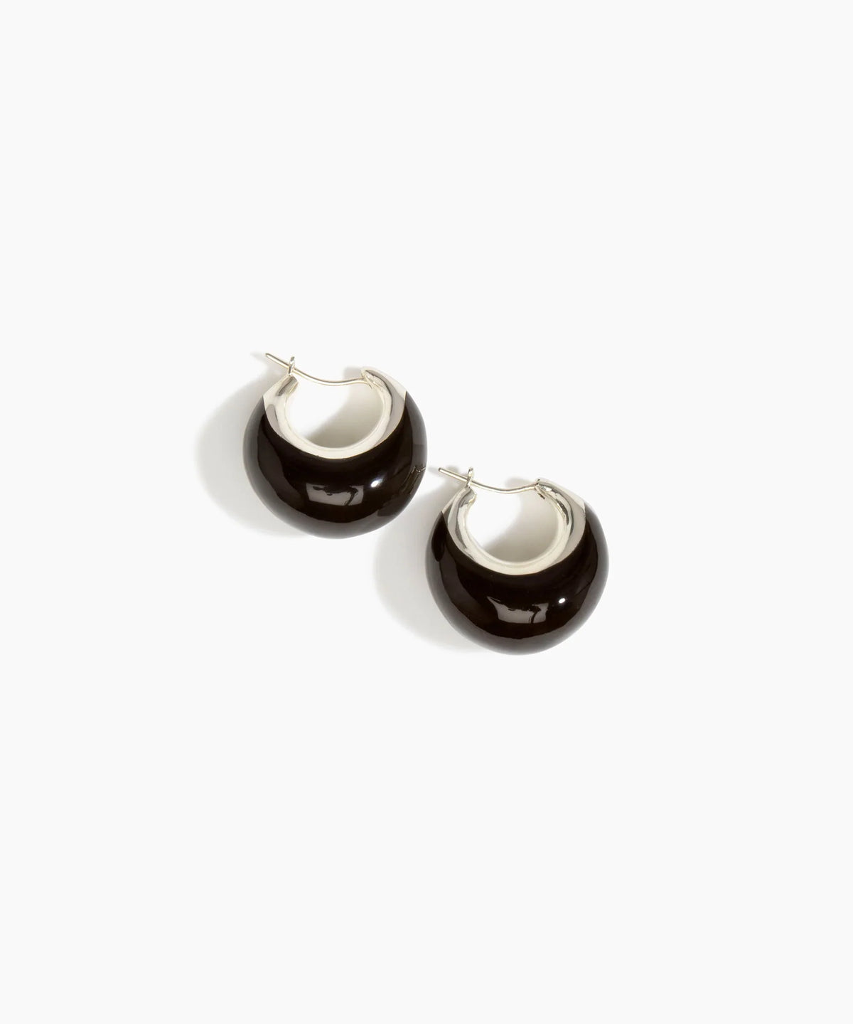 Large Crescent Earrings by Dinosaur Designs - Cocoa