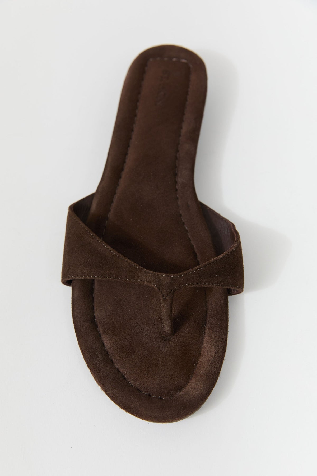 Everyday Thong - Coffee Suede