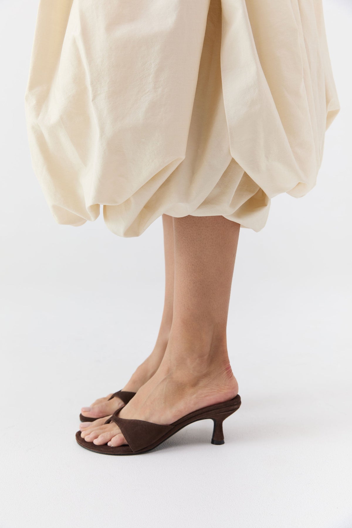 Everyday Thong Heel 50 - Coffee Suede