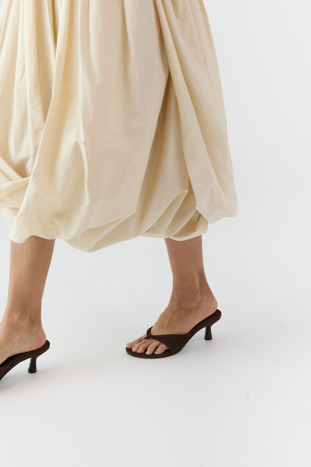 Everyday Thong Heel 50 - Coffee Suede