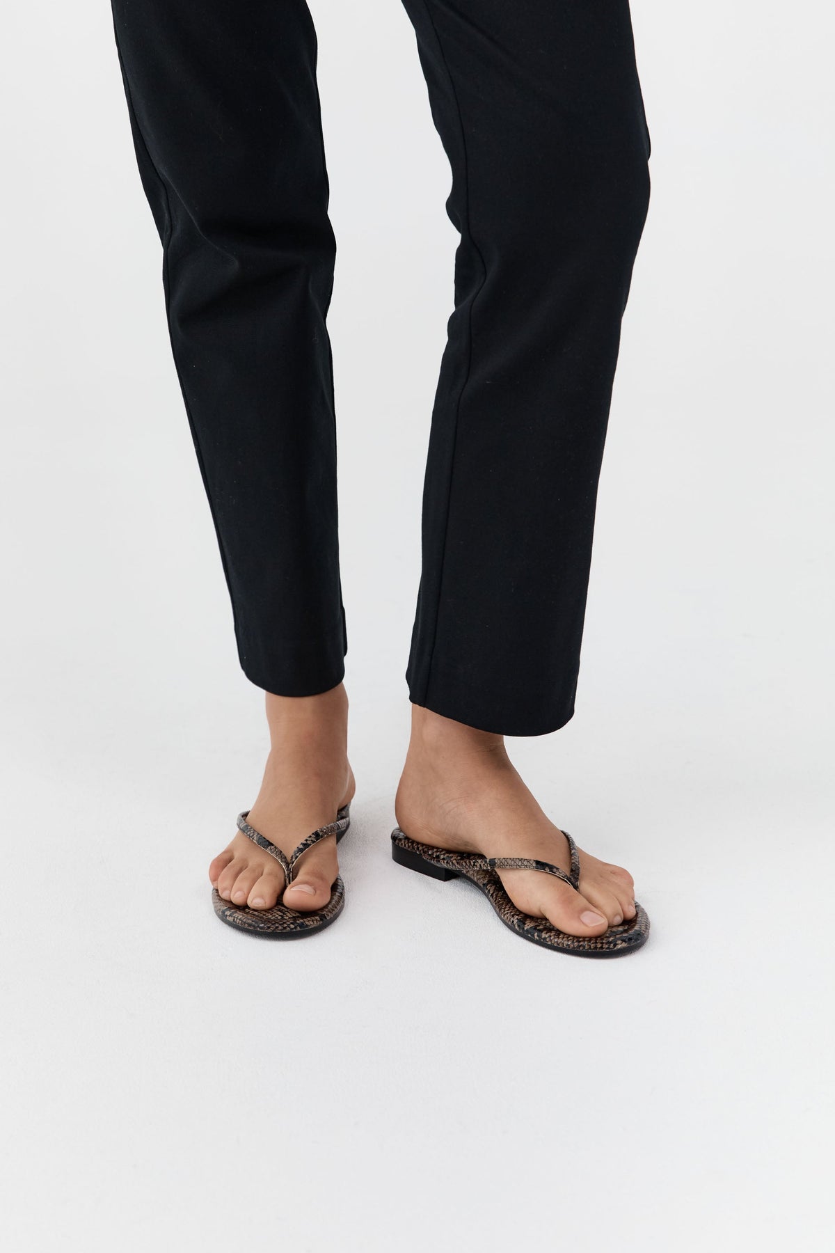 Fine Flip Flop - Python Embossed