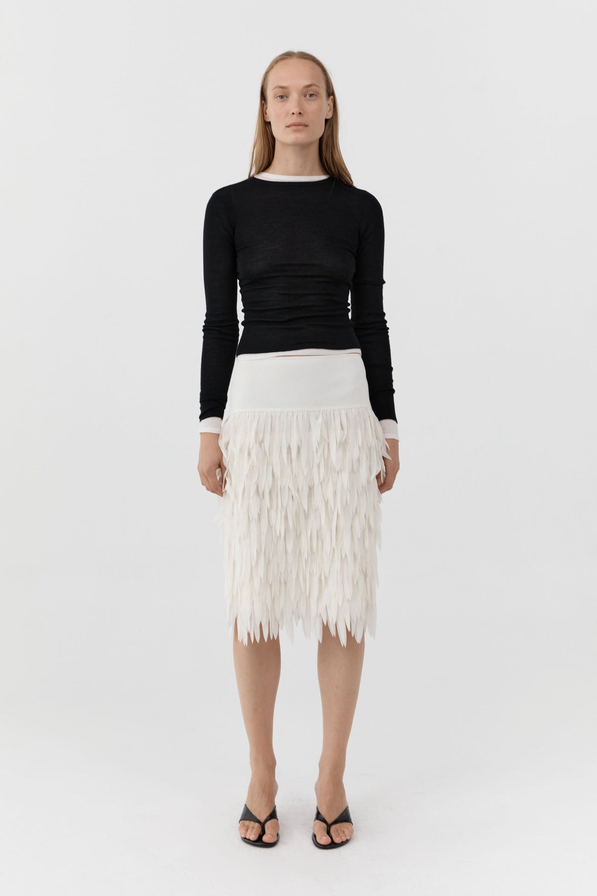 Fringe Midi Skirt - Talco