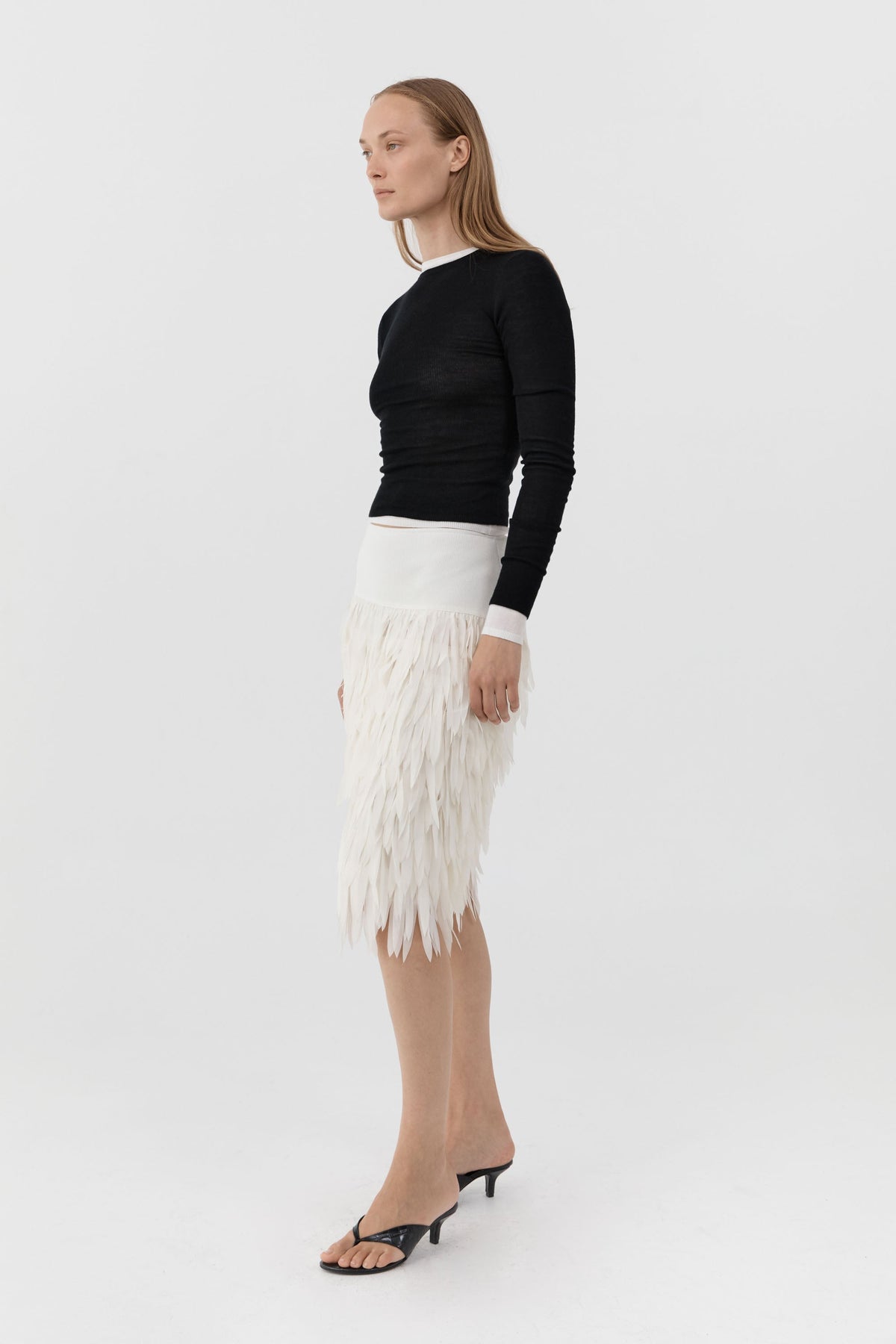 Fringe Midi Skirt - Talco