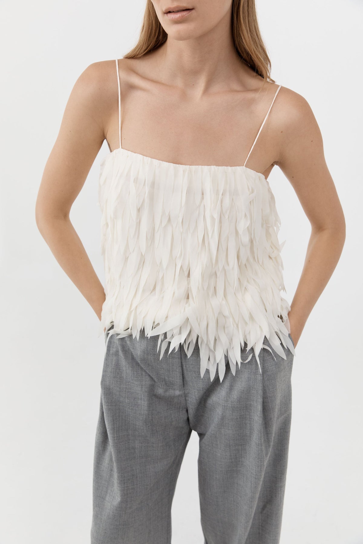 Fringe Tie Top - Talco