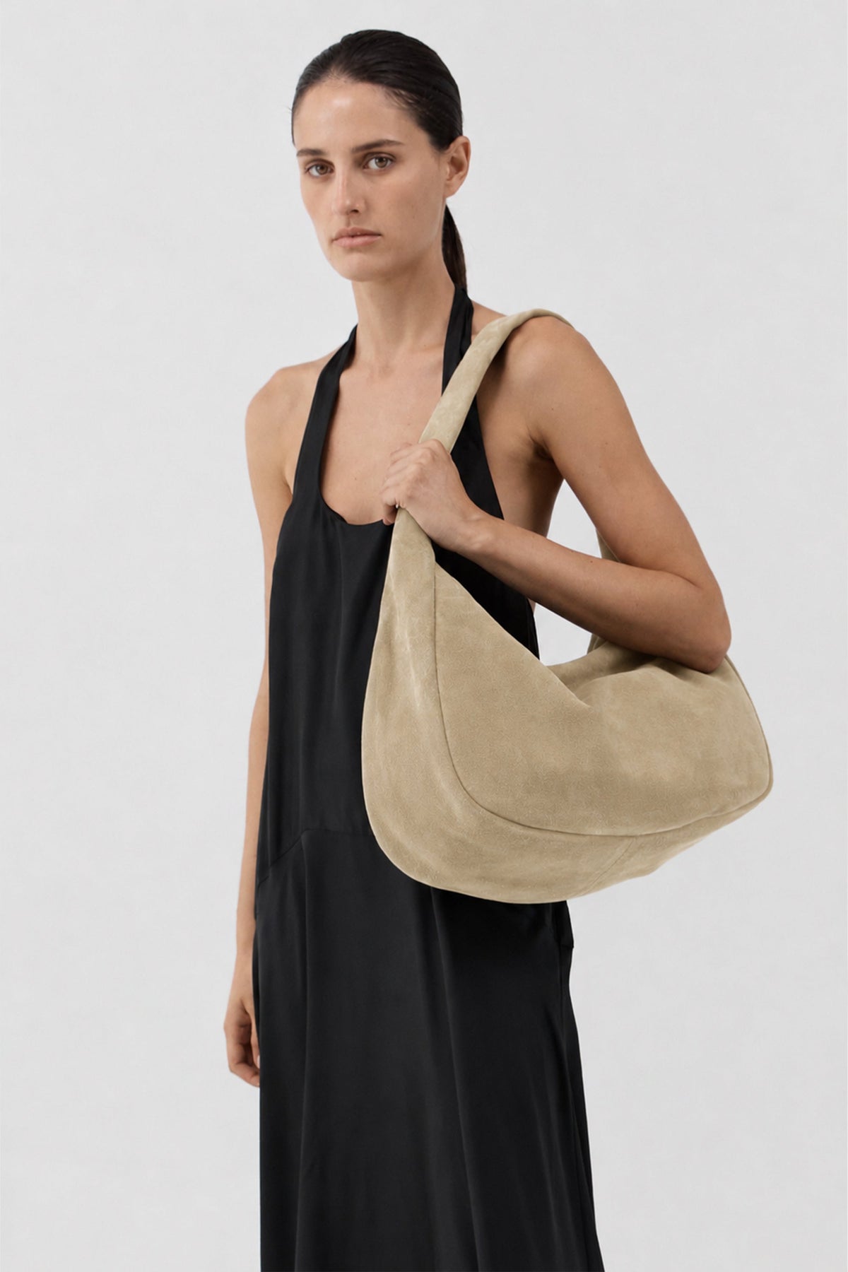 Grande Bon Bon Bag - Rock Suede