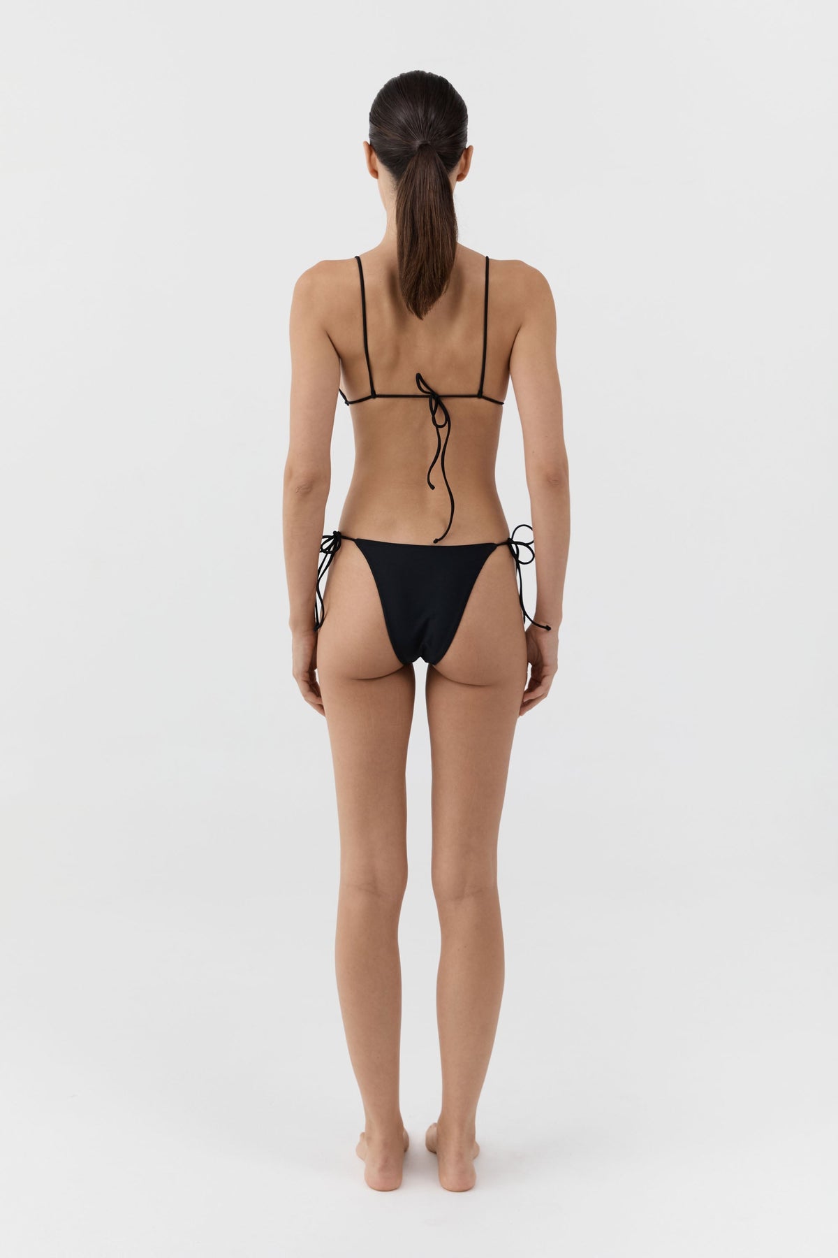 High Cut Bikini Brief - Black