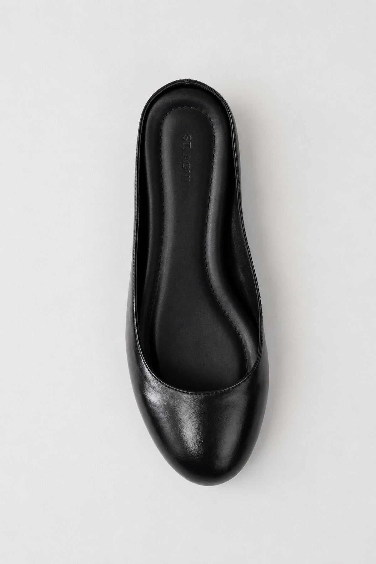 Micro Wedge Slipper - Black