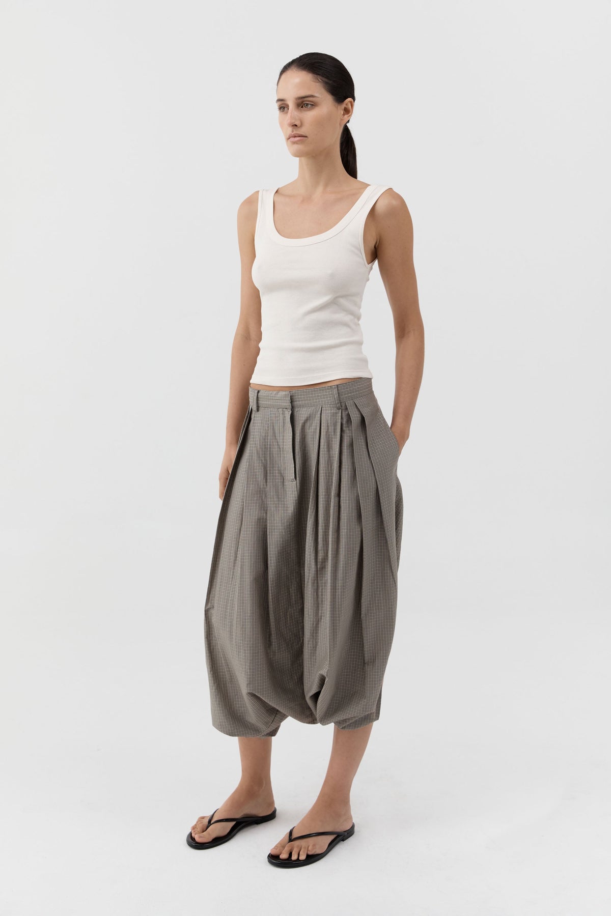 Organic Cotton Scooped Ballerina Top - Talco
