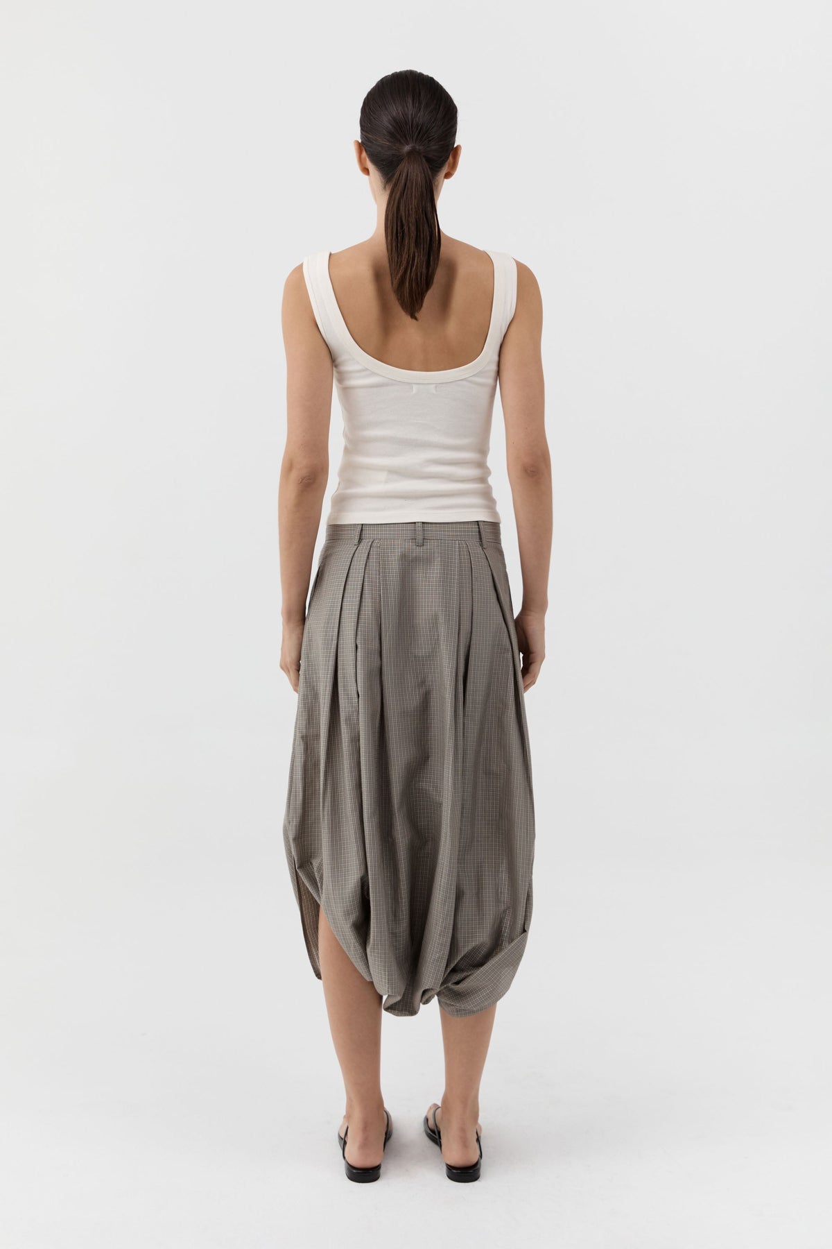 Organic Cotton Scooped Ballerina Top - Talco