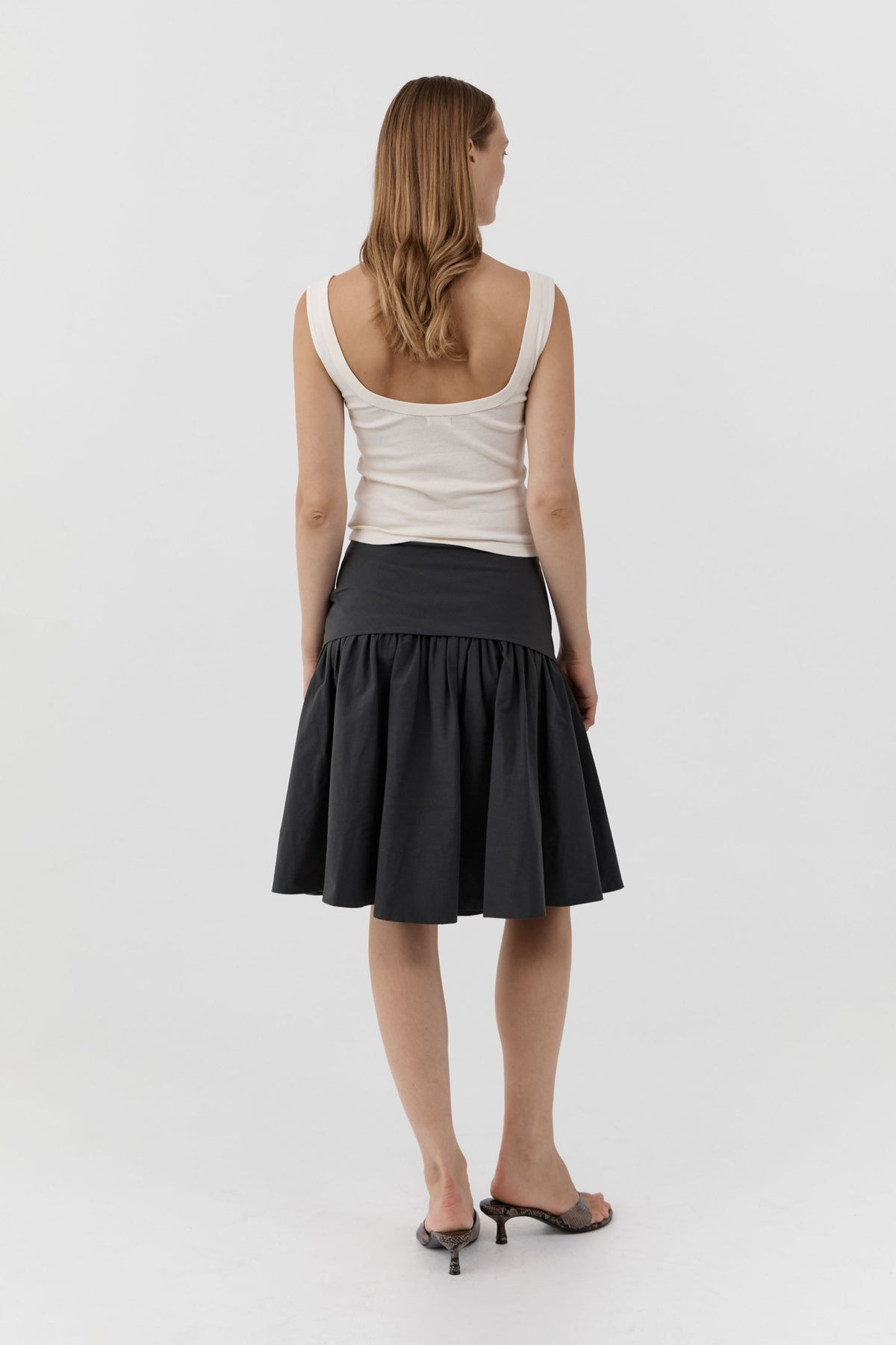 Organic Cotton Scooped Ballerina Top - Talco