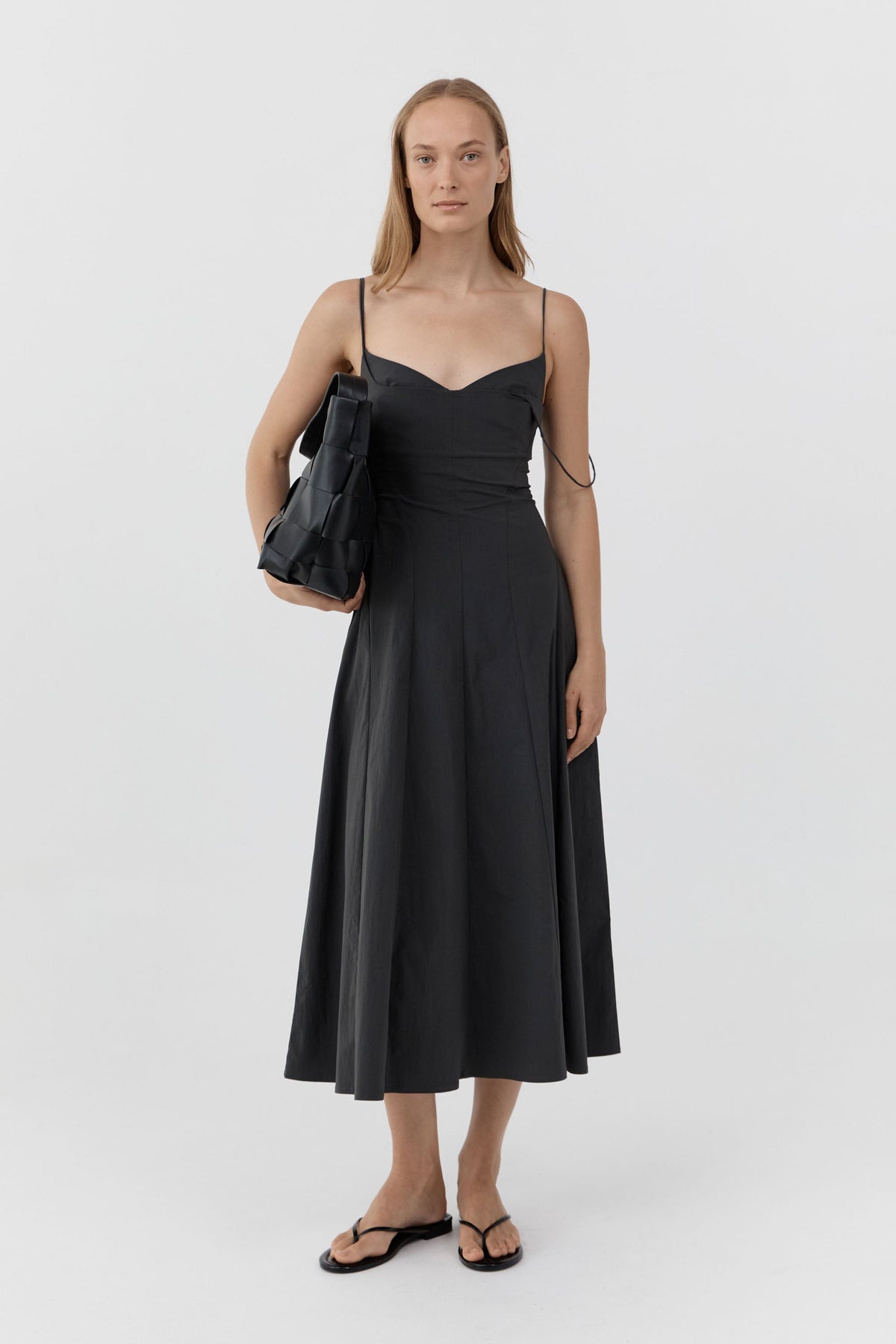 Panelled Bustier Dress - Magnet
