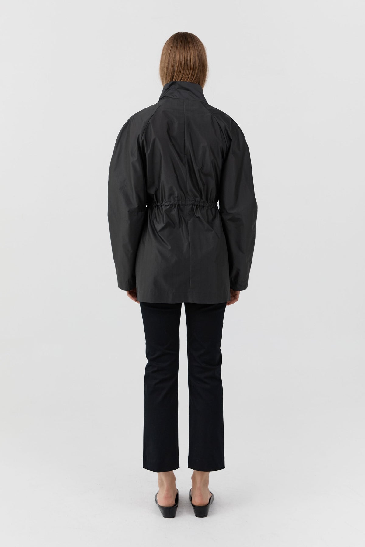 Paper Taffeta Parka - Dark Vetiver