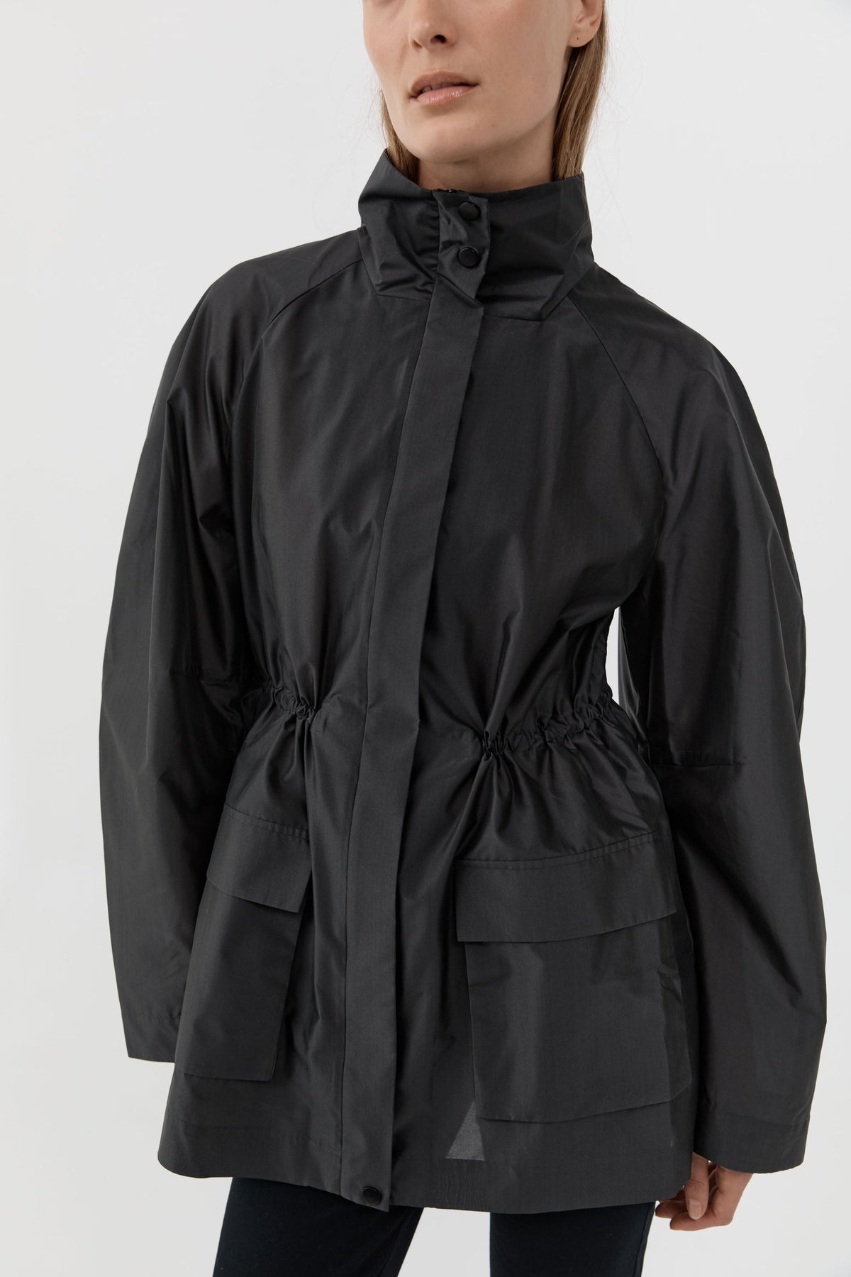 Paper Taffeta Parka - Dark Vetiver