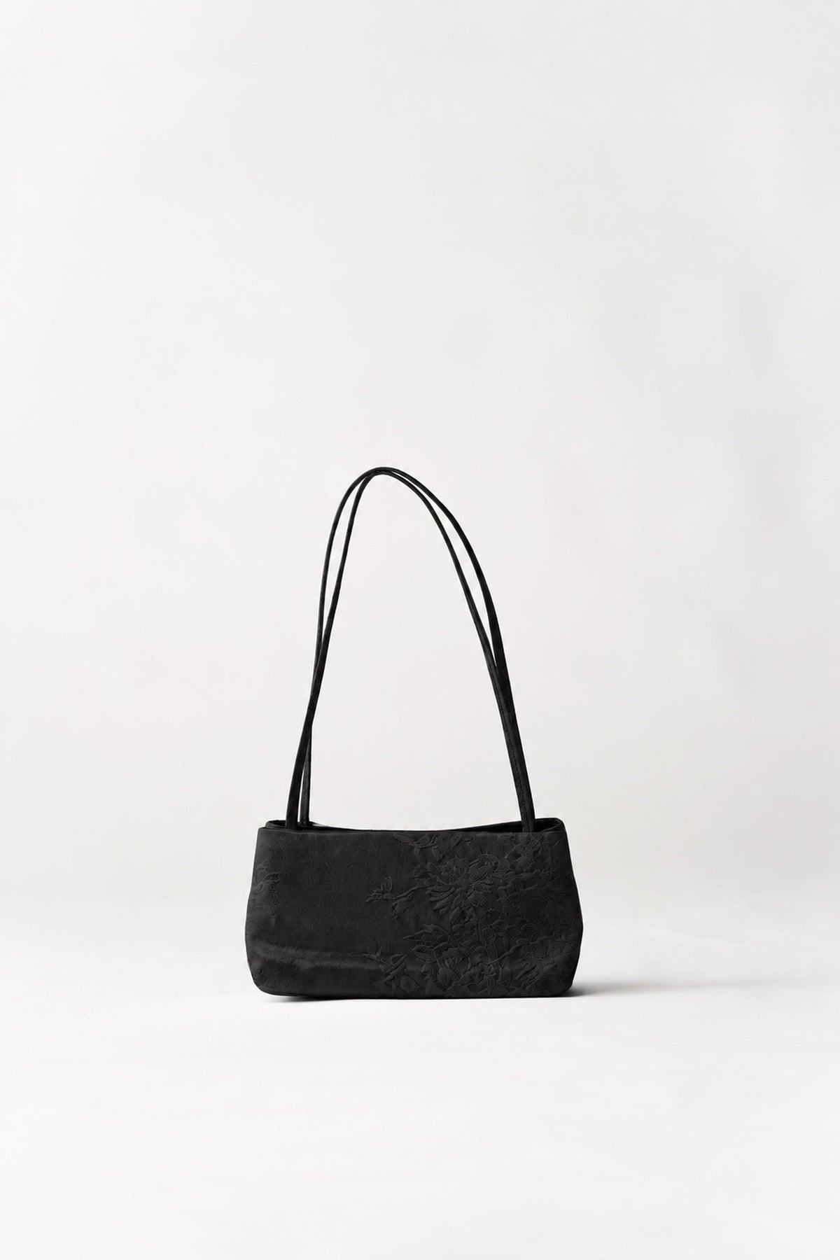 Petit Origami Bag - Black Jacquard