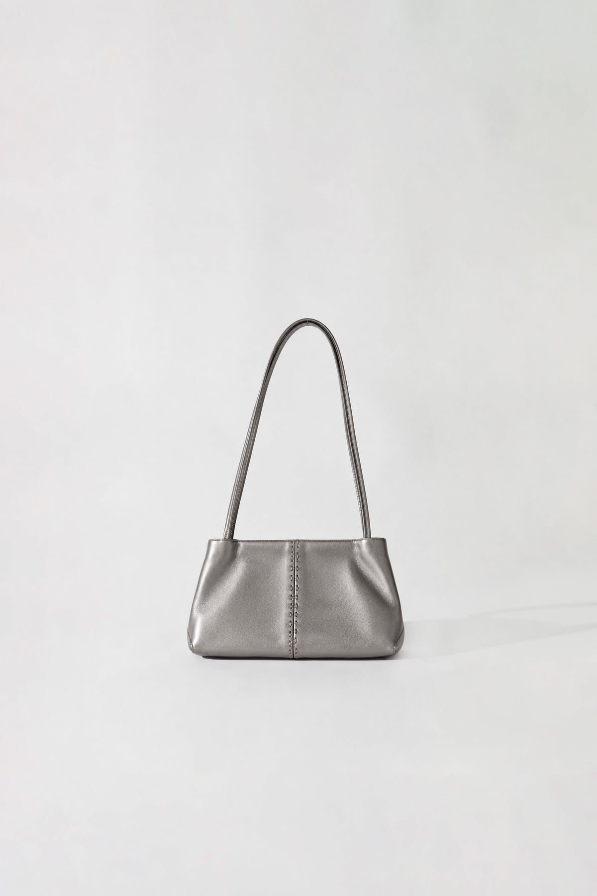 Petit Origami Bag - Pewter Metallic