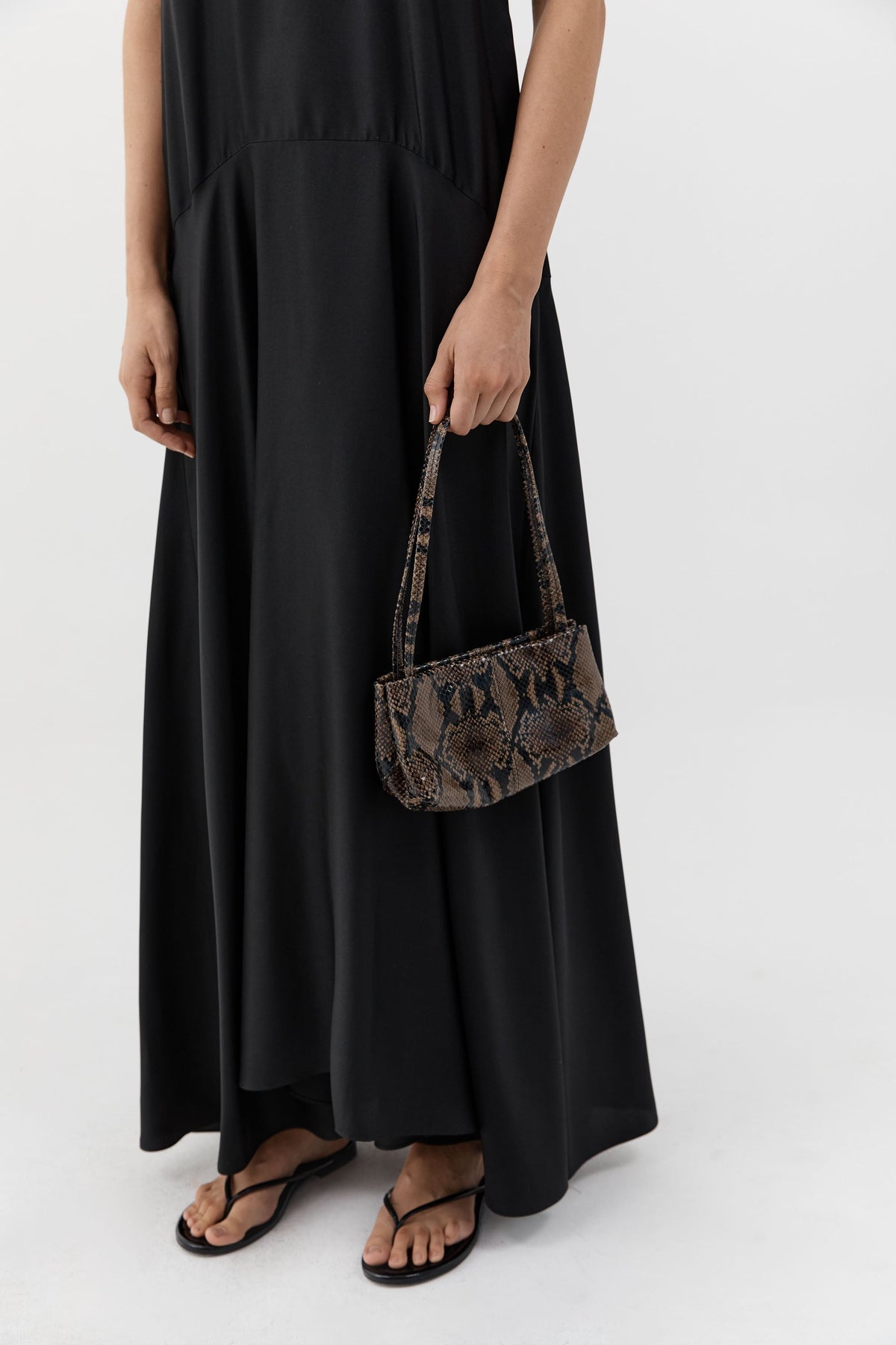 Petit Origami Bag - Python Embossed
