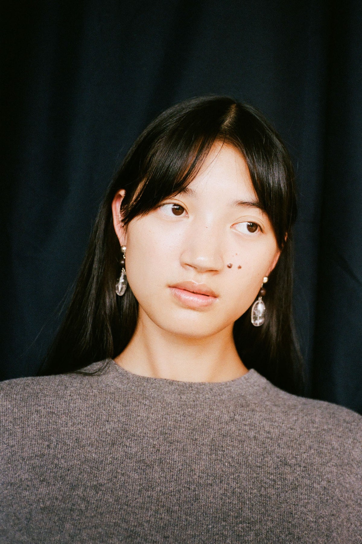 St Agni x Vermeer Remington Earrings - Quartz