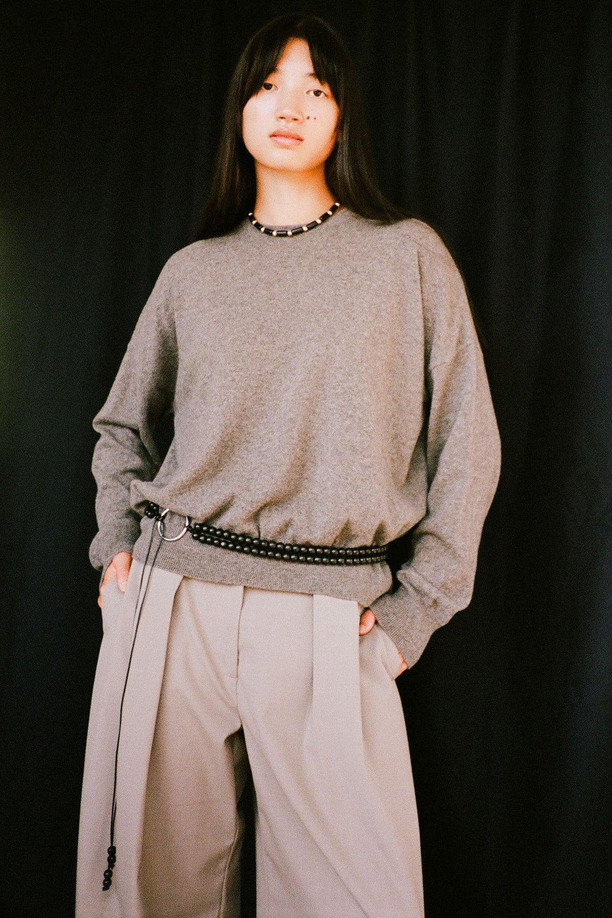 St Agni x Vermeer Harriet Necklace - Black