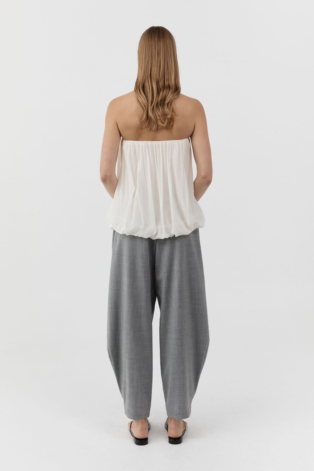 Strapless Balloon Top - Talco