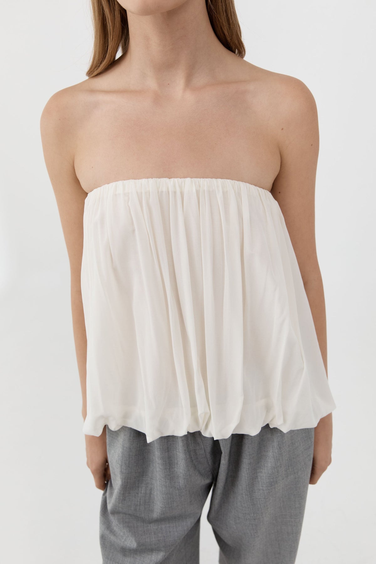 Strapless Balloon Top - Talco