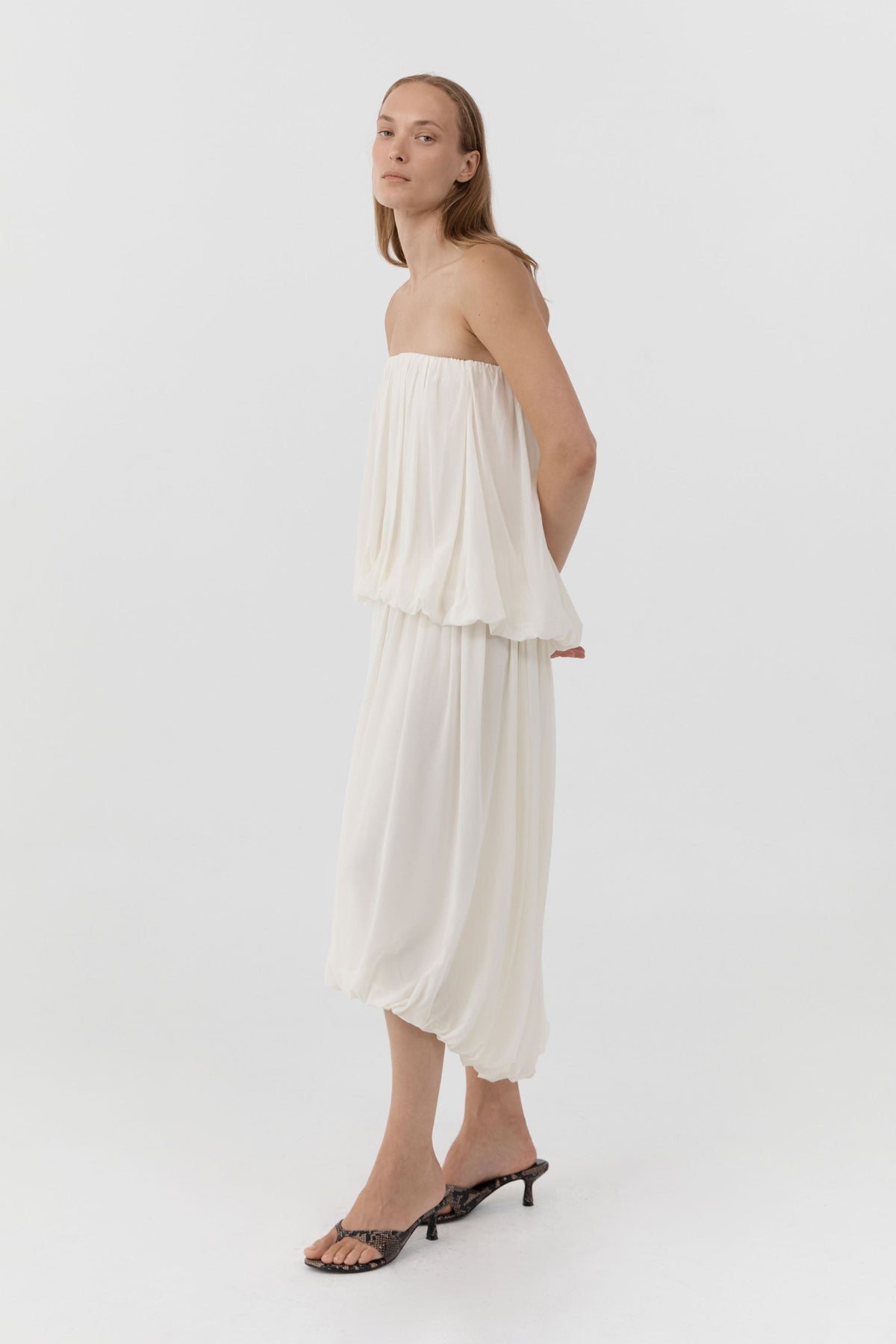 Strapless Balloon Top - Talco