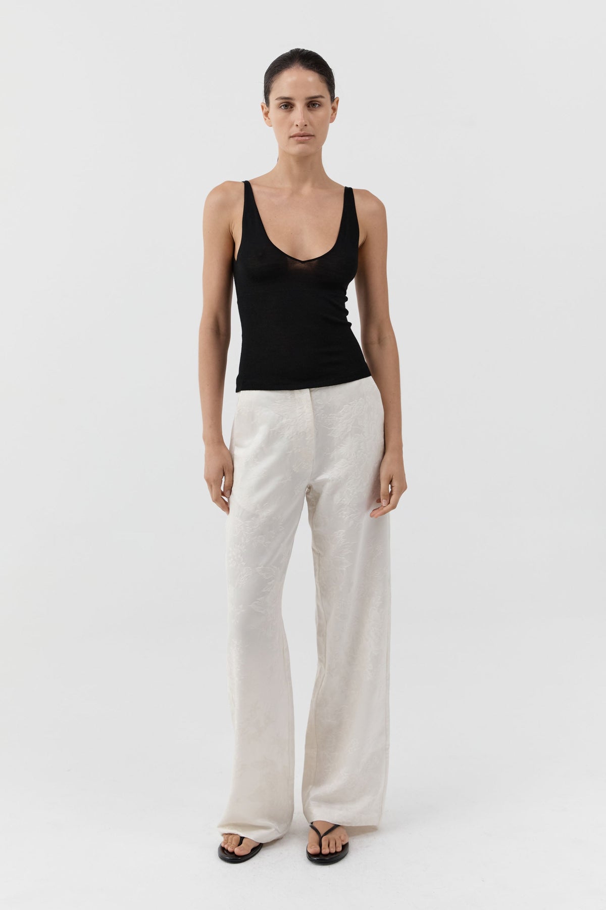 Superfine Merino Wool Top - Black
