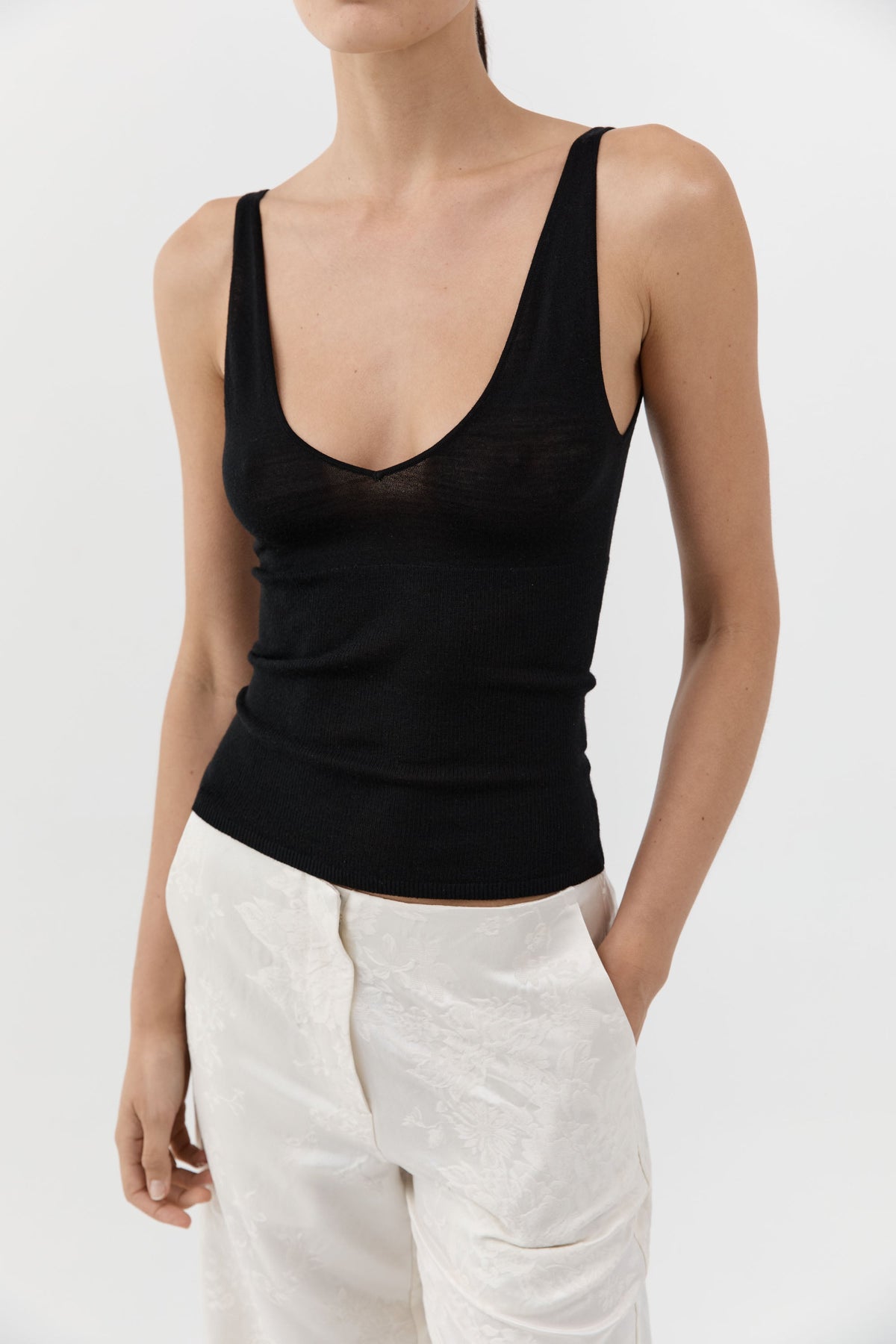 Superfine Merino Wool Top - Black