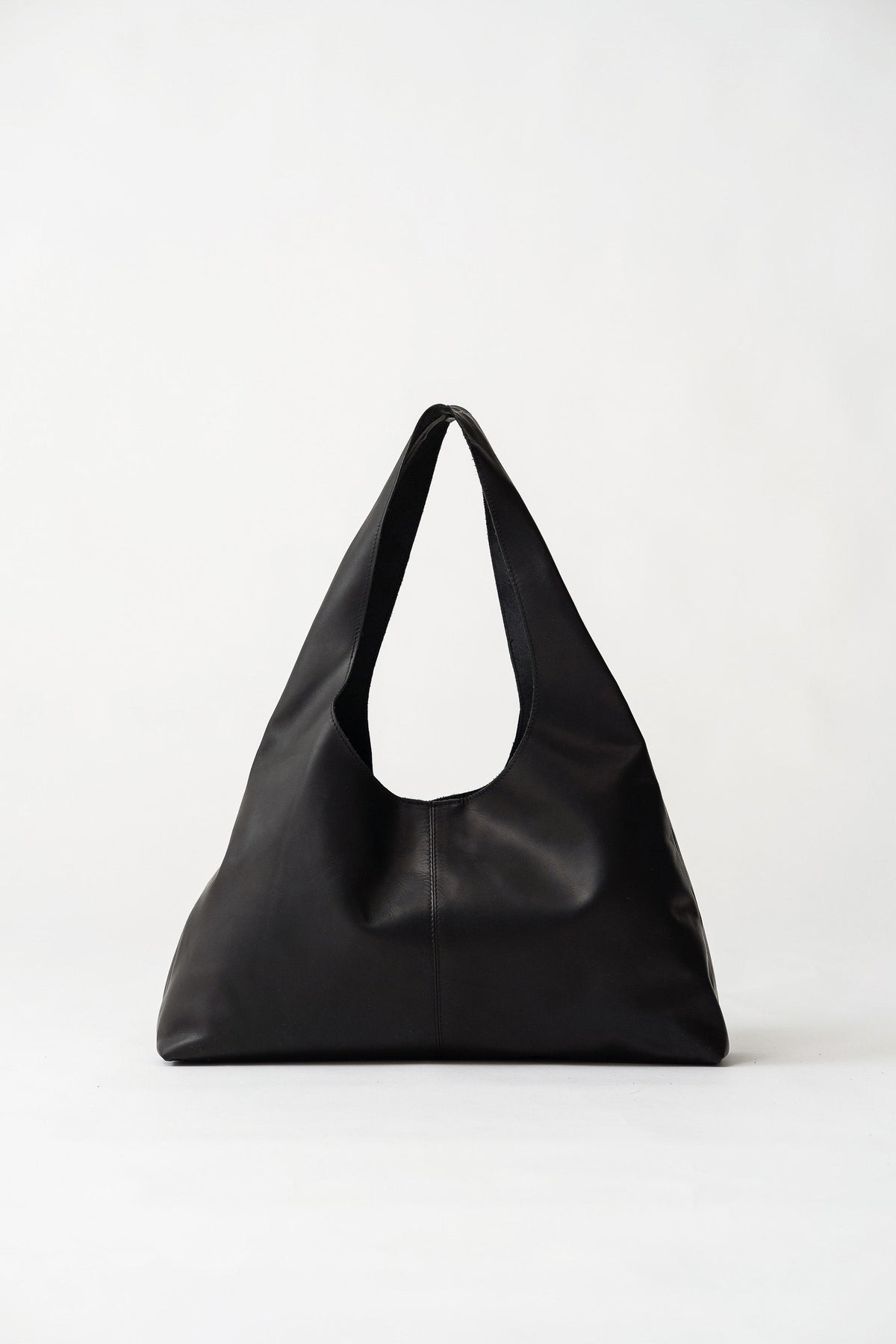 Triangle Hobo Bag - Black