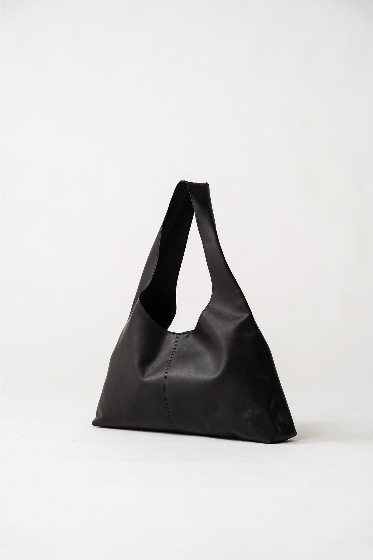 Triangle Hobo Bag - Black