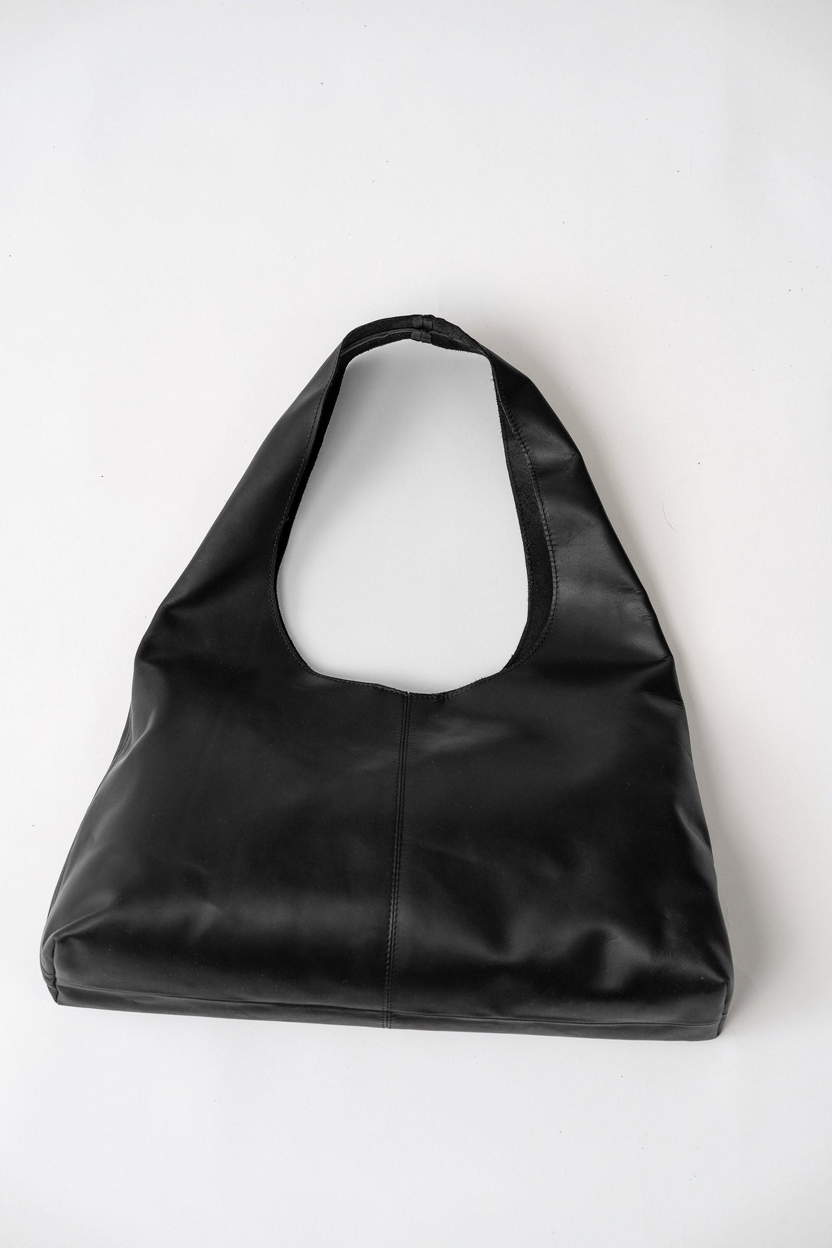 Triangle Hobo Bag - Black