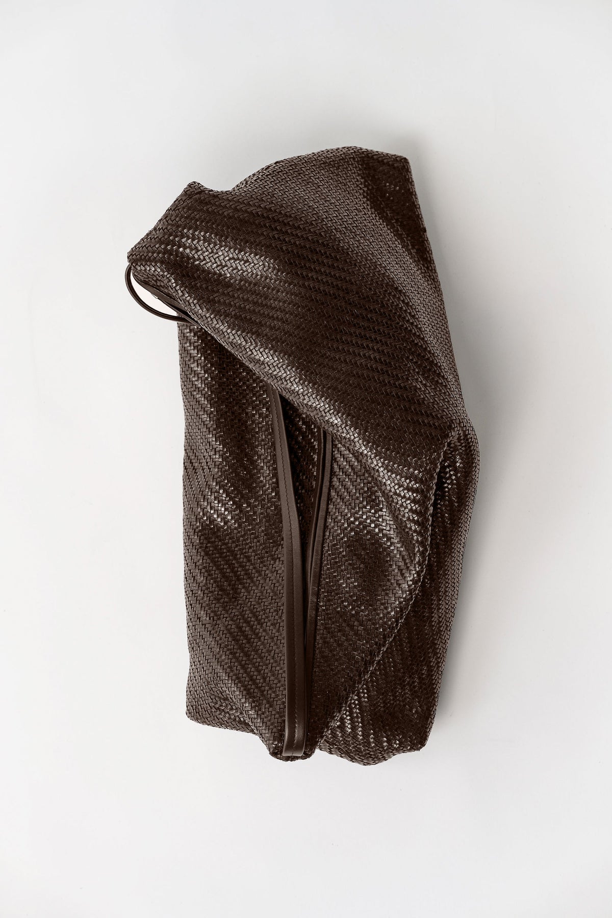 Woven Hobo Bag - Coffee